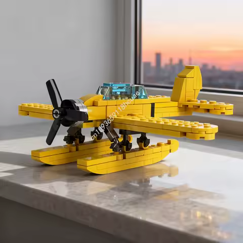 121pcs MOC Arado Ar 1 Scale Inspired Tintin S Creatored Model Toys Building Blocks Christmas Gifts A