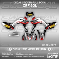 Decal CRF 150L Decal CRF Sticker CRF sticker CRF sticker CRF5