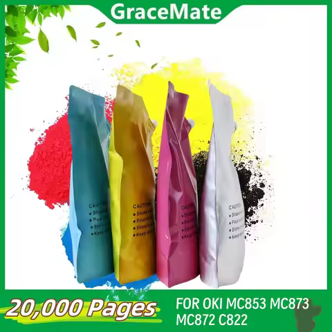 500g/Pc Laser Printer Cartridge Refill Compatible FOR OKI MC853 MC873 MC872 C822 High Quality MC 853