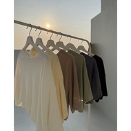 Crop top knitt/ crop top korean loose crop top