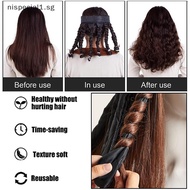 [nsp] Heatless Curls  Adjustable Heatless Hair Curler, Removable Claw Design No Heat Curling Rod  La