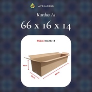 Kardus/Box/KartonPacking/PackagingKotakDus RSC/A1–66x16x14 BFlute
