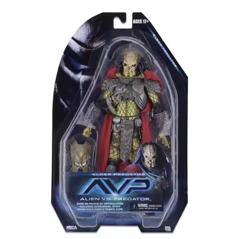 NECA 51539 Alien vs. Predator Elder pkg Predator Series 17 Assortment 7″ Scale Action Figures
