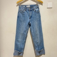 (like new) Preloved Bershka Folded Jeans