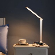 無線充電器 LED 檯燈 USB 充電可調光帶 5 種模式閱讀檯燈Wireless Charger LED Desk Lamp USB Charging Dimmable with 5 Modes Reading Table Lamp