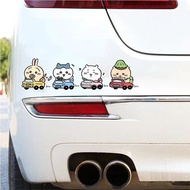 {Ready Stock/Fast Shipping} Chiikawa Chiikawa Car Sticker Cartoon Sticker Car Electric Motorcycle Fu