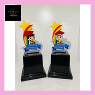 Yama|| Piala Wisuda Tk Piala Wisuda Anak Anak Custom Plakat Wisuda Anak