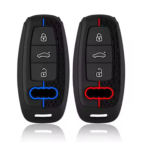 For Audi A3 8Y A4 A6 A7 A8 E-tron Q5 Q8 C8 D5 Auto Styling Protection Shell Holder Accessories Silic