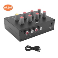 EQ-7 Car Audio Headset Amplifier 7-Band EQ Equalizer 2 Channel Audio Mixer Equalizer Digital Sound E