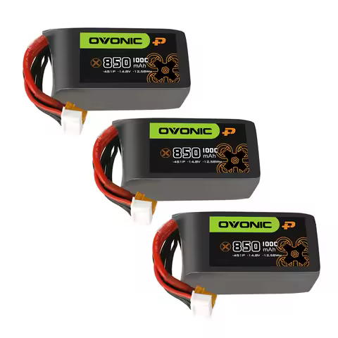 OVONIC PRO 4S 850mAh Lipo Battery 100C with XT30 Plug For 3 inch RC FPV Airplane Quadcopter Drone