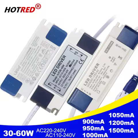110V 220V 36W40W 45W50W 60W LED Driver DC24-42V 900mA1000mA 1200mA1500mA Flicker Free Power Supply E
