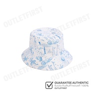 JOHN HENRY รุ่น SEA PRINT BUCKET HAT (WHITE) CODE: JH S424MHAAC13 หมวกบักเก็ต หมวกจอร์นเฮนรี่ หมวกสำ