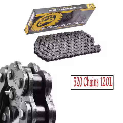 Motorcycle Chain 428 520 Chains 106L 112L 114L 116L 118L 120L 130L for Universal Honda Yamaha Kawasa