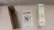 COPIC MARKER 第一代 A3 TONER GRAY 12 COLORS MADE IN JAPAN 90% NEW (見圖全賣不散賣)(OGA01002-01)