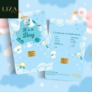 LIZA EMAS 999.9 Gold Bar Edisi Baby Boy 0.10gram