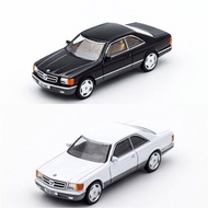 Mohinhxeps-1/64_DCT 1:64 MB 500SEC Diecast Model Car White/ Black