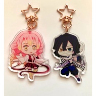 Demon Slayer Couples Keychain - Mitsuri Kanroji & Obanai Iguro