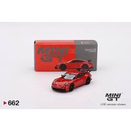 Mini GT 662 Porsche 911 (992) GT3 Guards Red
