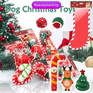 Beautylife| Dog Christmas Gift Box Pet Christmas Stocking Stuffers Durable Interactive Fun Dog Toy A