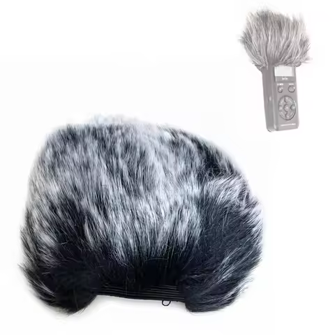 Professional Outdoor MIC Furry Cover Windscreen Windshield Muff For TASCAM DR-05 DR05 Microphone Dea