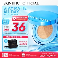 [NO.1] SKINTIFIC Perfect Stay Velvet Matte Cushion Foundation Full Coverage Long-lasting Oil Control