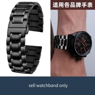 ❁❐ สายนาฬิกาสแตนเลสแข็งสำหรับ Mido Rudder Orange Rudder M005 Steel Belt Caluola Citizen Bm8475 Watch