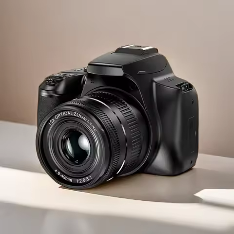 Mirrorless Single-Lens Reflex Digital Camera - High-Definition 64-Megapixel 4k Optical Zoom Student 