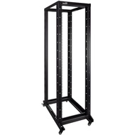 NavePoint 42U 4 Post Server Rack – Open Frame Rack for 19 Inch Equipment, Adjustable Depth 4-Post Ne
