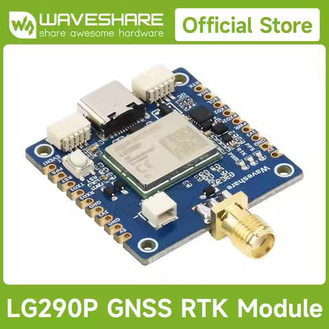 Waveshare LG290P Series Quad-band GNSS Module, Quad-band RTK Centimeter-Level Positioning, L1+L2+L5+