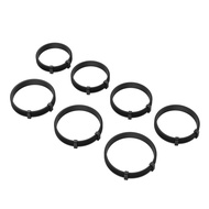 Seamless Follow Focus Ring Set of 7, with AB Stop and Non-Slip Rubber, Standard M0.8 Focus Gear Ring