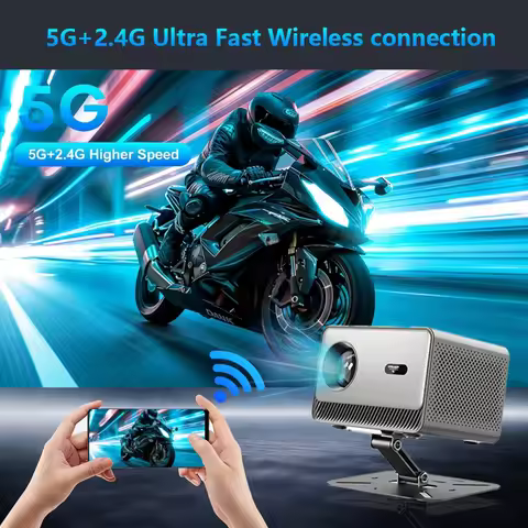 30000 Lumens 4K UHD Projector Laser Focus Android 13 Projector Auto Focus Support 8K Native 1080P Wi