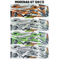 MODENAS GT128 (1) Stripe Body Sticker Cover Set