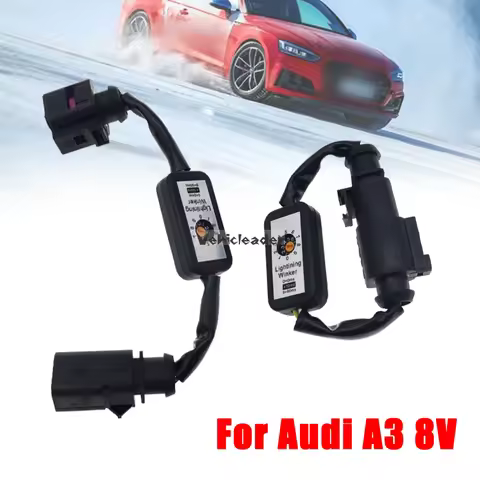 2Pcs Dynamic LED Taillight Add-On Module Cable Wire Harness Turn Signal Indicator Left & Right Black