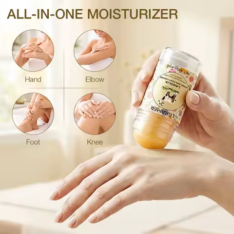 Lanolin Hand and Foot Cream for Dry Cracked, Easy to Carry & Use, Excellent Moisturizing,Long-Lastin