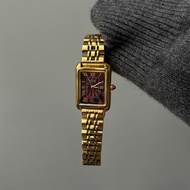 IEKE Snake Head Encore Red Disc Steel Strap Watch Womens Commuting Light Luxury Simple High-end Quar