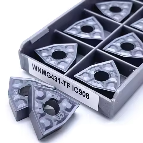 WNMG080404 WNMG080408 TF IC907/IC908 External Turning Tool WNMG431 WNMG432 Carbide Insert CNC Cuttin