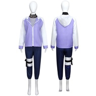 Cosplay Japanese Anime Fire Ninja Shippuden cos Jacket Hyuga Hinata Cosplay Costume Secondary