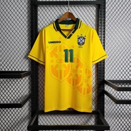 High Quality Shirt |   Retro 1994 Yellow Brazil T-shirt-**-