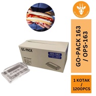 GO-163 OPS Plastic Tray with Lock (BULK 1,200pcs±)Bakery Roti Sosej Hot Dog Tray / BENXON OPS 163 / 