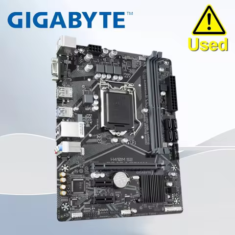GIGABYTE H410M S2 LGA 1200 64GB PCI-E 3.0 2×DDR4 1×VGA 22.6×17.4cm