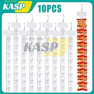 10pcs 52cm - 83cm Pvc Transparent Snack Hanging Strip For Sabitan Ng Paninda