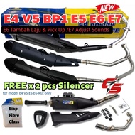 Espada Exhaust Std Racing E4 E5 E6 E7 V5 BP1 BP2 Y16ZR Y15ZR EX5 RS150 RSX VF3i LC135 V8 RFS150 SRL115 Wave125s EX5110FI