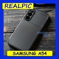 Samsung A54 - Carbon Fiber TPU Softcase Cover Casing