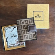 Fendi classic vintage Wallet coins case card holder 經典中古復古銀包零錢包卡片套相套散子包#13