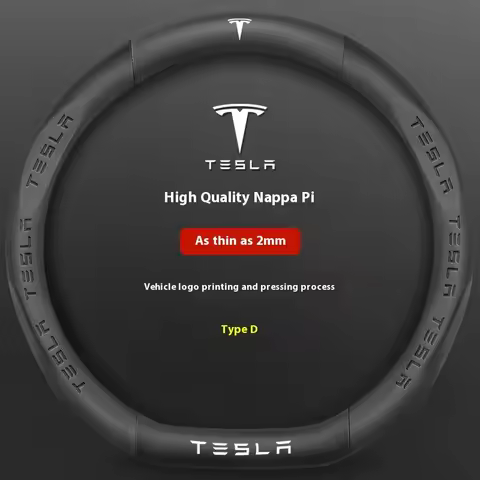Steering Wheel Cover Tesla Car Steering Wheel Cover for Tesla Model 3 Model S Y X Roadster 2019-2025