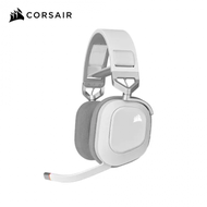 海盜船 Corsair Hs80 Rgb Wireless 無線耳機(白)/無線/Dolby Atmos/全向麥克風/50mm釹制單體(CA-9011236-AP)