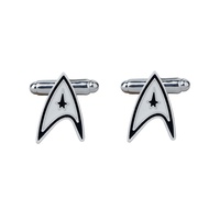 New Men's Simple Cufflinks Star Trek Shirt Cufflinks Christmas Gift Men's Formal Cufflinks