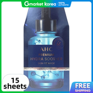 AHC | Premium Hydra Soothe Skin Fit Mask 15 Sheets (5 Sheets + 5 Sheets)