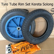 Tyre Tube Wheel Barrow 13X3 300-8 Trolley Kereta Sorong Tolak Tayar Tuib air Wheelbarrow Bearing Sea