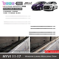 Awesome2u Perodua Myvi Lagi Best Icon 2011-2017 Stainless Steel Car Door Belt Moulding Window Lining